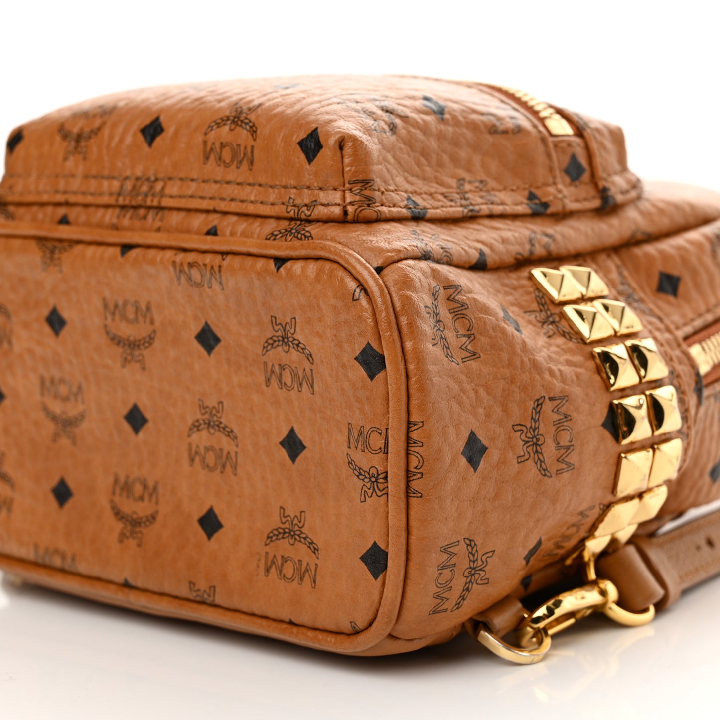 Visetos Side Stud X-Mini Stark Backpack Cognac