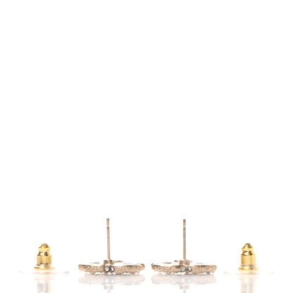 Chanel Pearl CC Earrings Gold 3 of 4