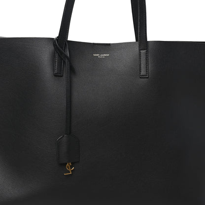 Saint Laurent Calfskin Large Shopping Tote Black 9 of 11