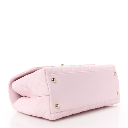 Chanel Caviar Quilted Small Coco Handle Flap Light Pink 4 of 11