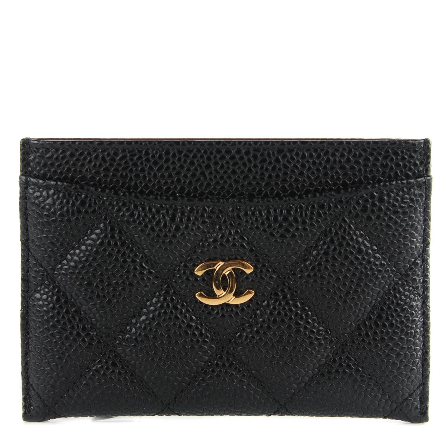 Chanel Caviar Quilted Card Holder Black 1 of 9