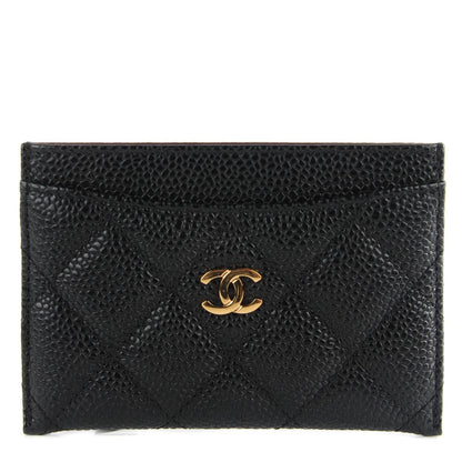 Chanel Caviar Quilted Card Holder Black 1 of 9