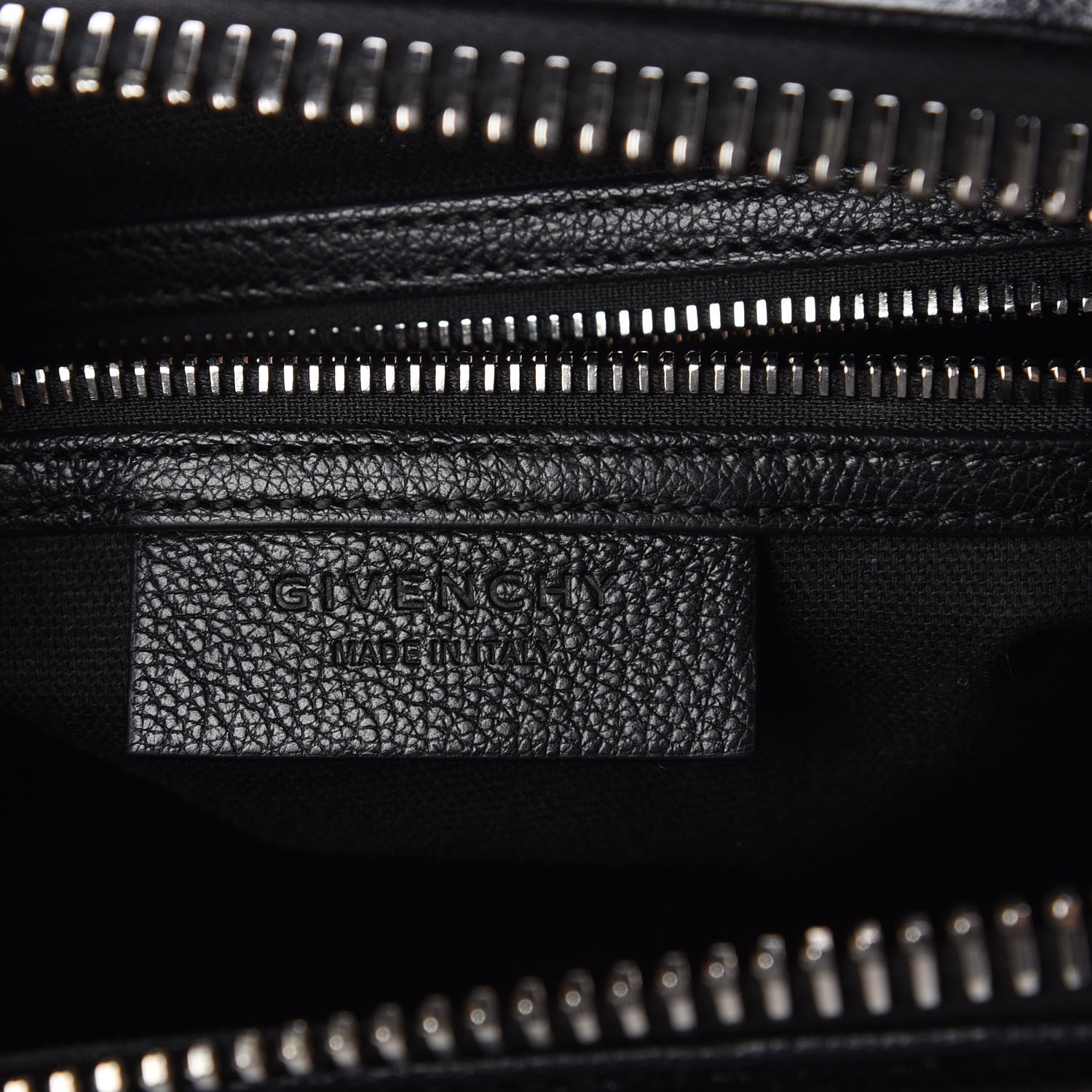 Givenchy Sugar Goatskin Striped Small Antigona Black Red 7 of 10