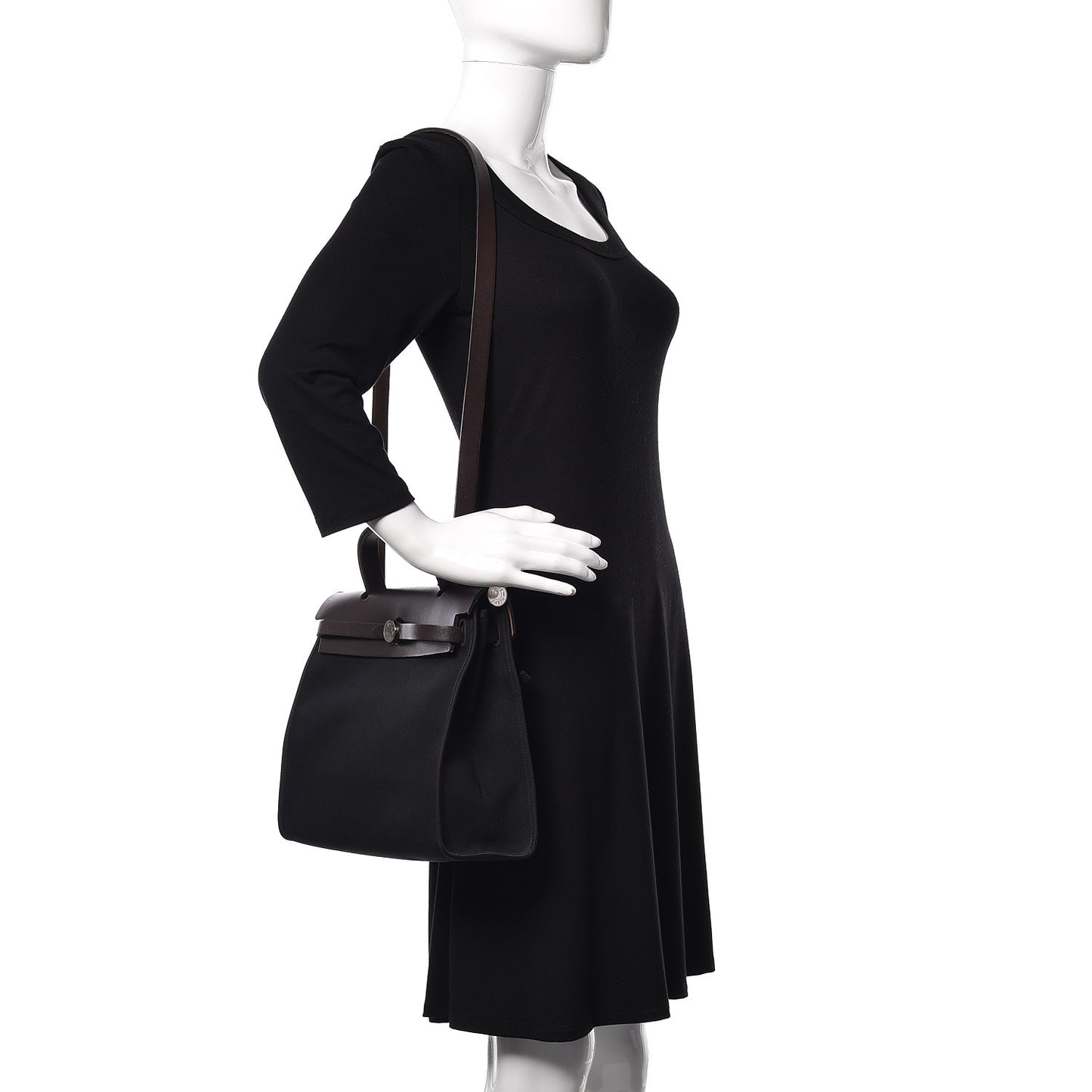 Toile Vache Hunter Herbag Zip 31 PM Black Ebene