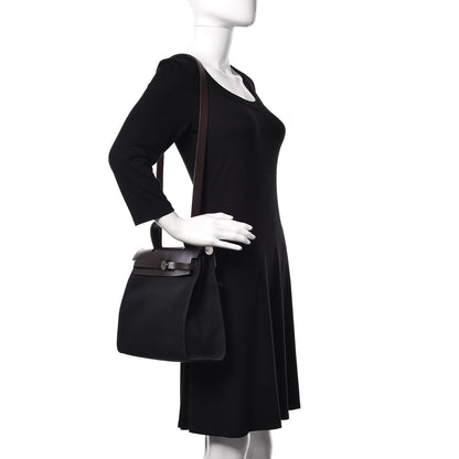 Hermes Toile Vache Hunter Herbag Zip 31 PM Black Ebene 2 of 12