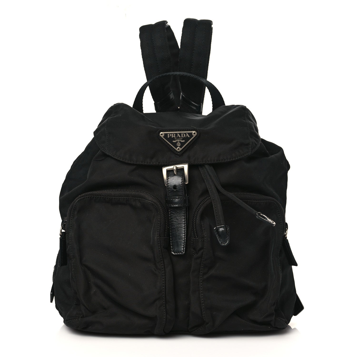 Prada Tessuto Nylon Small Backpack Black 1 of 8