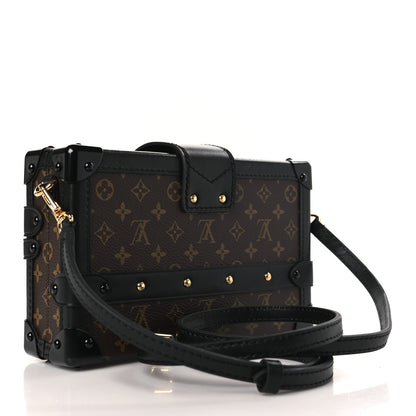 Louis Vuitton Monogram Petite Malle Black 3 of 8