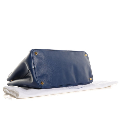 Prada Saffiano Lux Large Tote Bluette 4 of 10