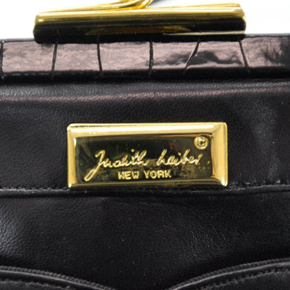 Judith Leiber Crocodile Shoulder Bag Black 9 of 9