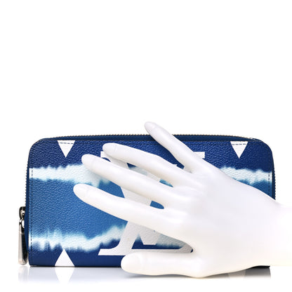 Louis Vuitton Monogram Escale Zippy Wallet Blue 2 of 7