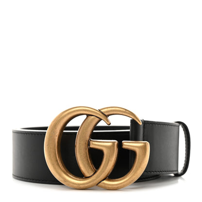 Gucci Calfskin Double G 40mm Belt 85 34 Black 1 of 5