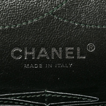 Chanel Metallic Aged Calfskin Quilted 2.55 Reissue 227 Flap Vert Fonce 7 of 10
