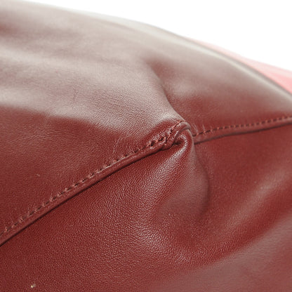 Celine Lambskin Horizontal Bi-Color Cabas Pink Rust 12 of 12