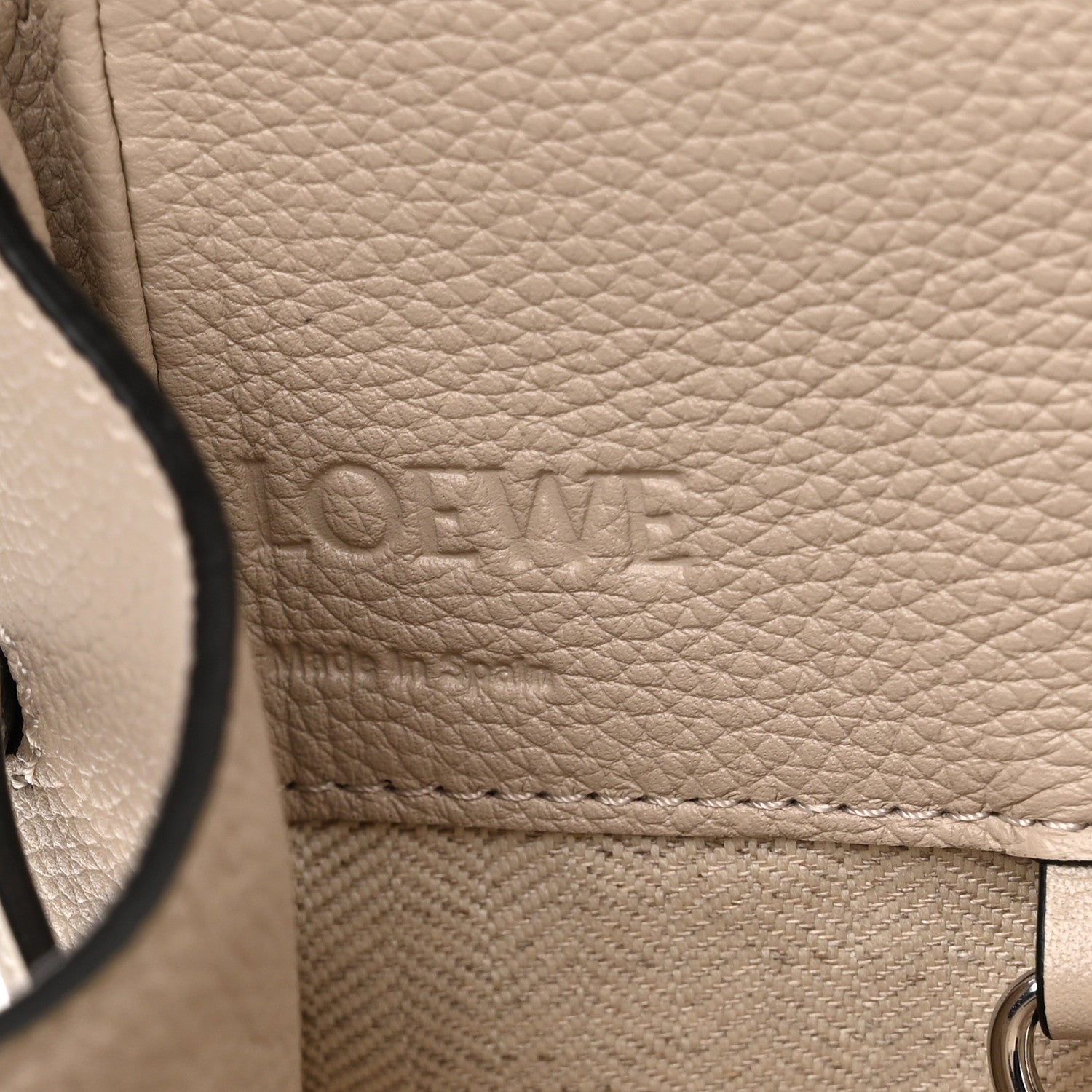 Loewe Calfskin Medium Hammock Shoulder Bag Light Oak 6 of 10