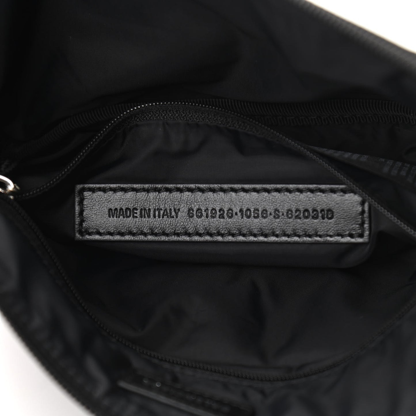 Recycled Sport Nylon Logo Embroidered Wheel Sling Bag Black Candy Pink