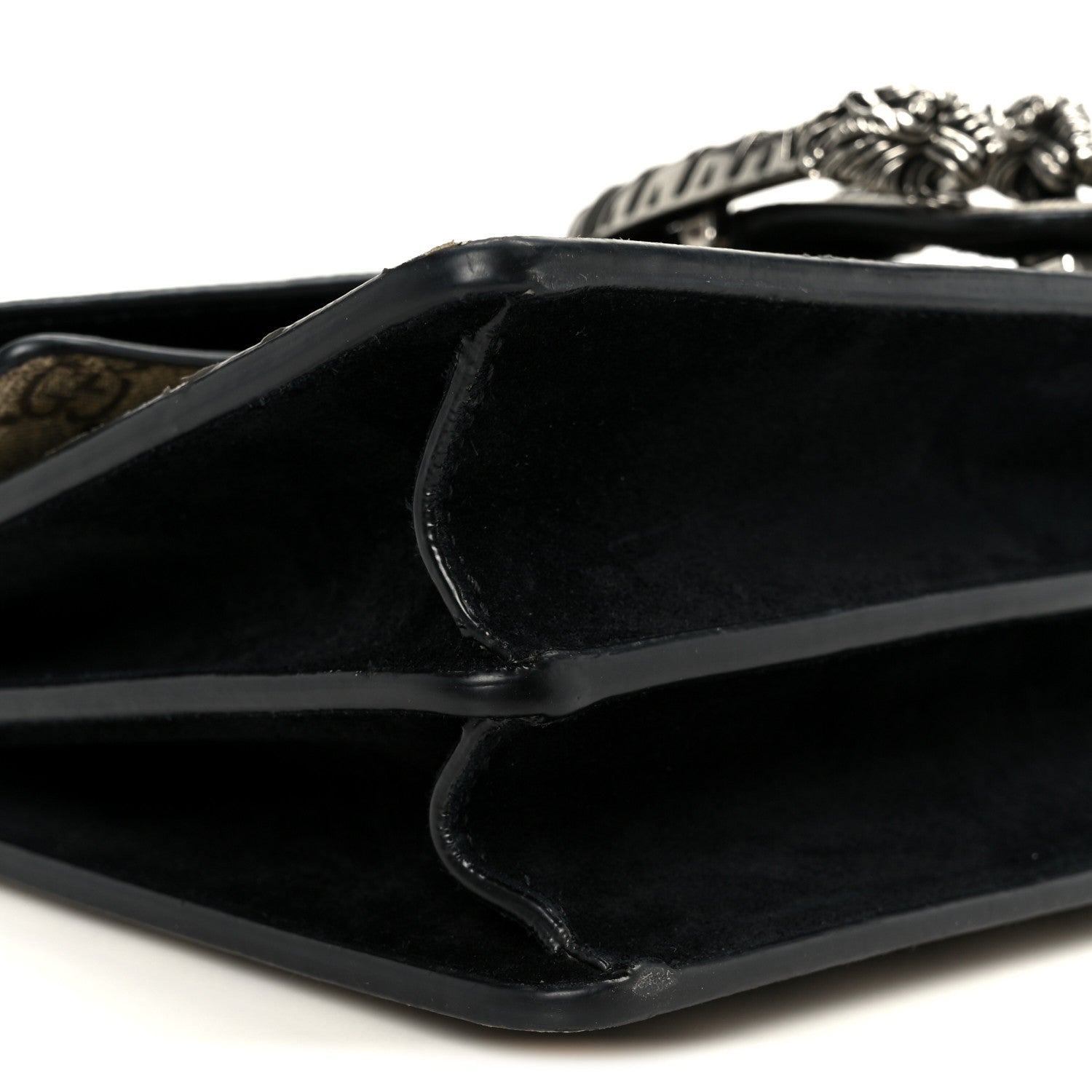 Gucci GG Supreme Monogram Small Dionysus Shoulder Bag Black 9 of 13