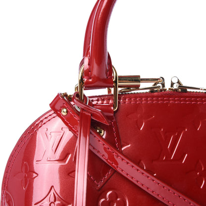 Louis Vuitton Vernis Alma BB Pomme D'Amour 9 of 9