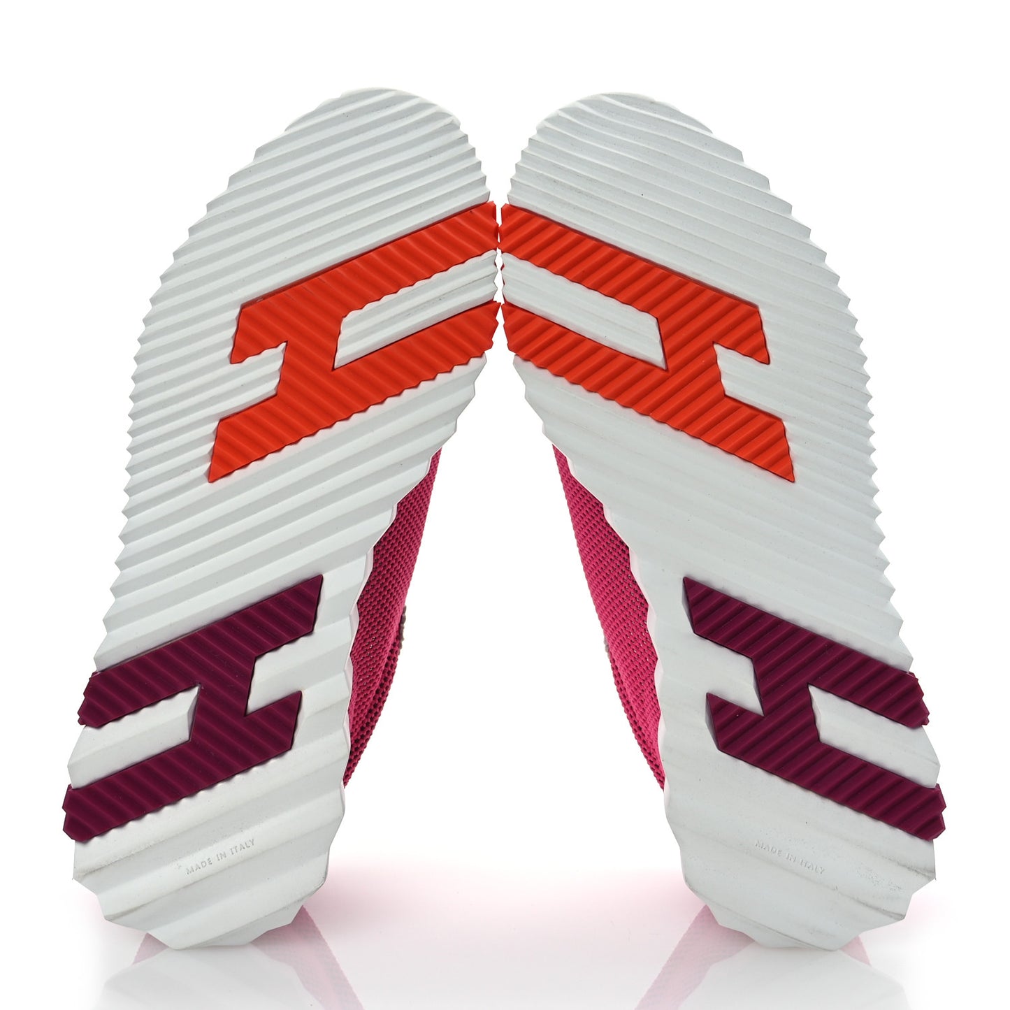 Air Mesh Suede Goatskin Bouncing Sneakers 38 Rose Multicolor