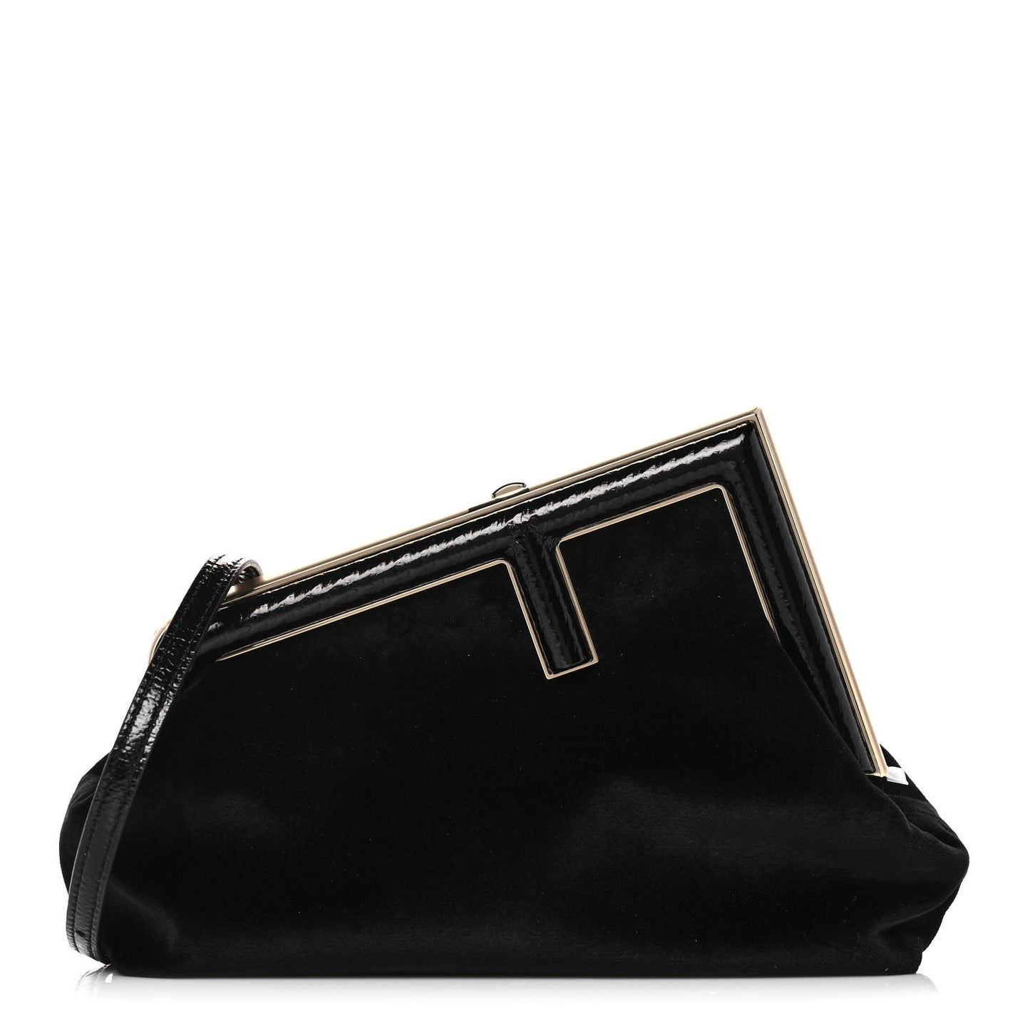 Velvet Karung Small Fendi First Black