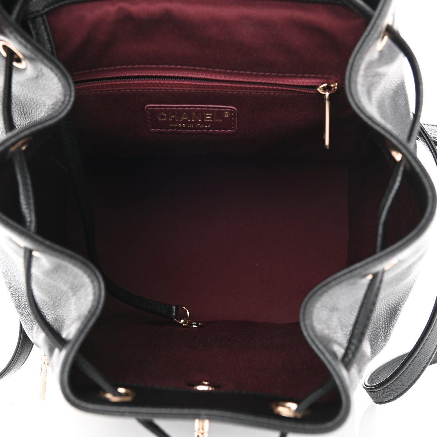Caviar Quilted Business Affinity Backpack Black