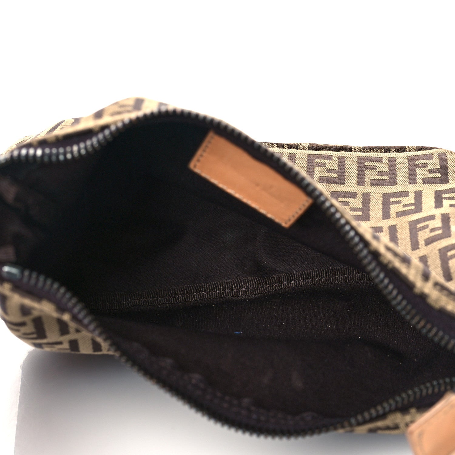 Fendi Zucchino Mini Pochette Beige 5 of 10