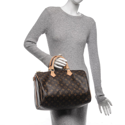 Louis Vuitton Monogram Speedy Bandouliere 35 2 of 7