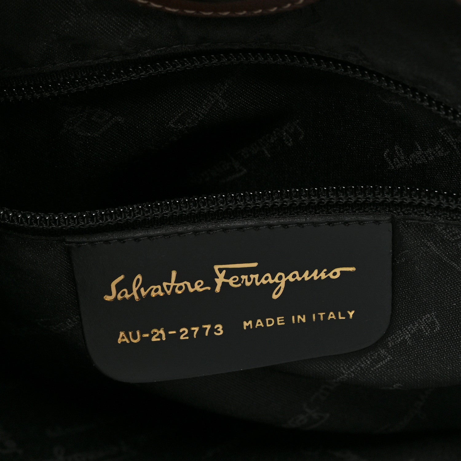 Salvatore Ferragamo Suede Stitched Hobo Brown 5 of 8
