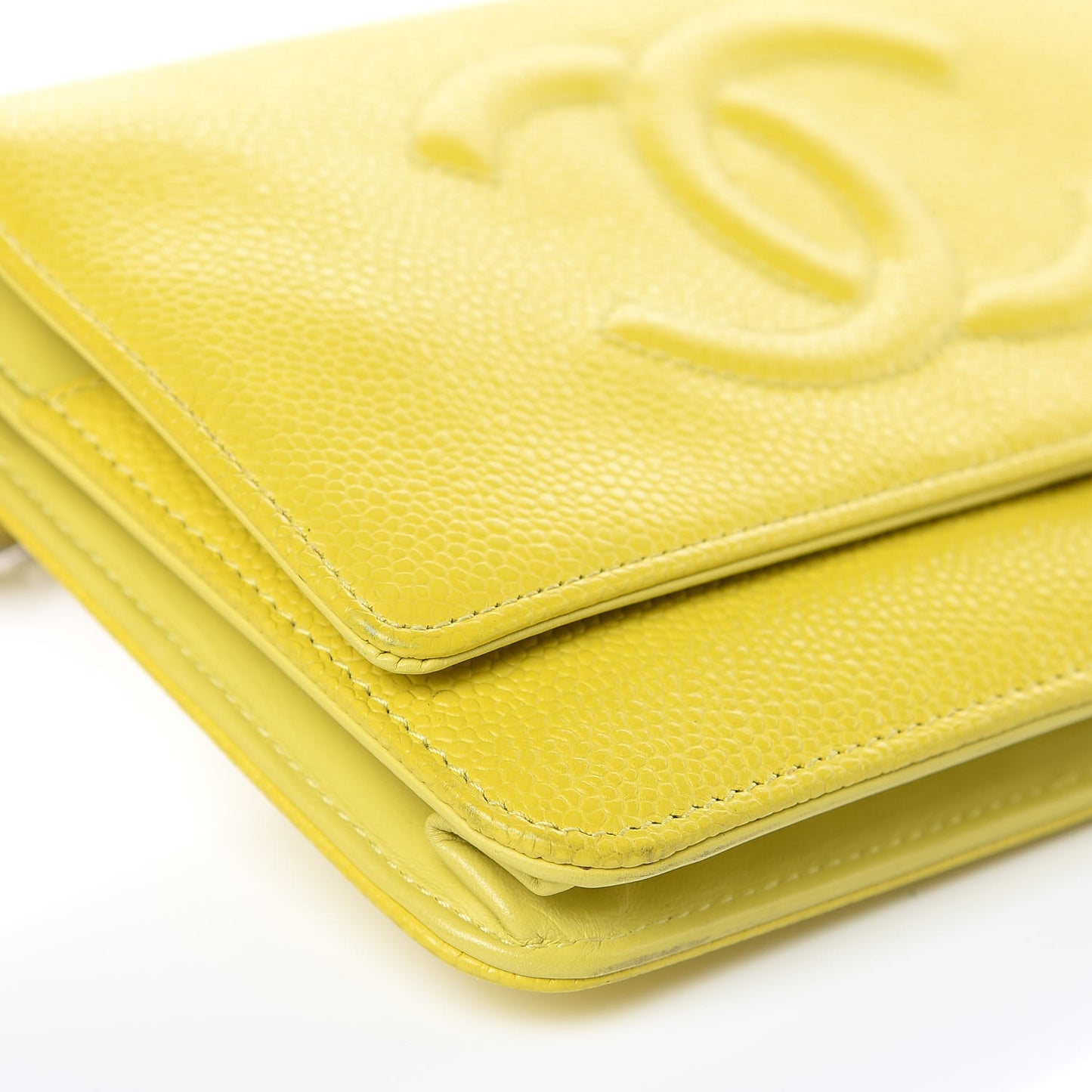 Caviar Timeless CC Wallet on Chain WOC Yellow