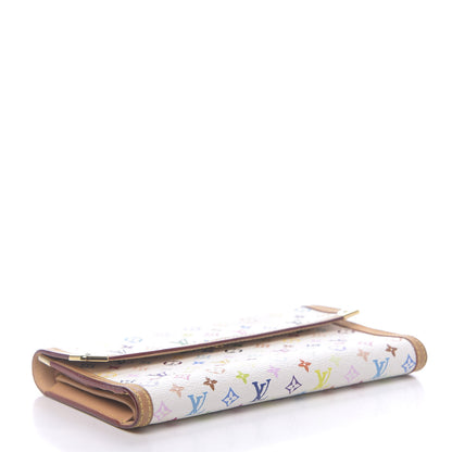 Louis Vuitton Monogram Multicolor Porte Tresor International Wallet White 4 of 8