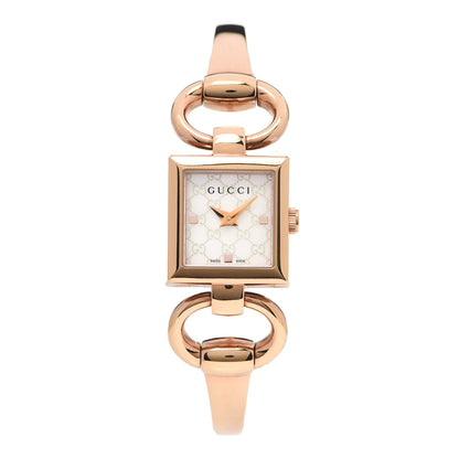 Gucci Stainless Steel Mother of Pearl 19mm Tornabuoni Quartz Watch 1 of 6