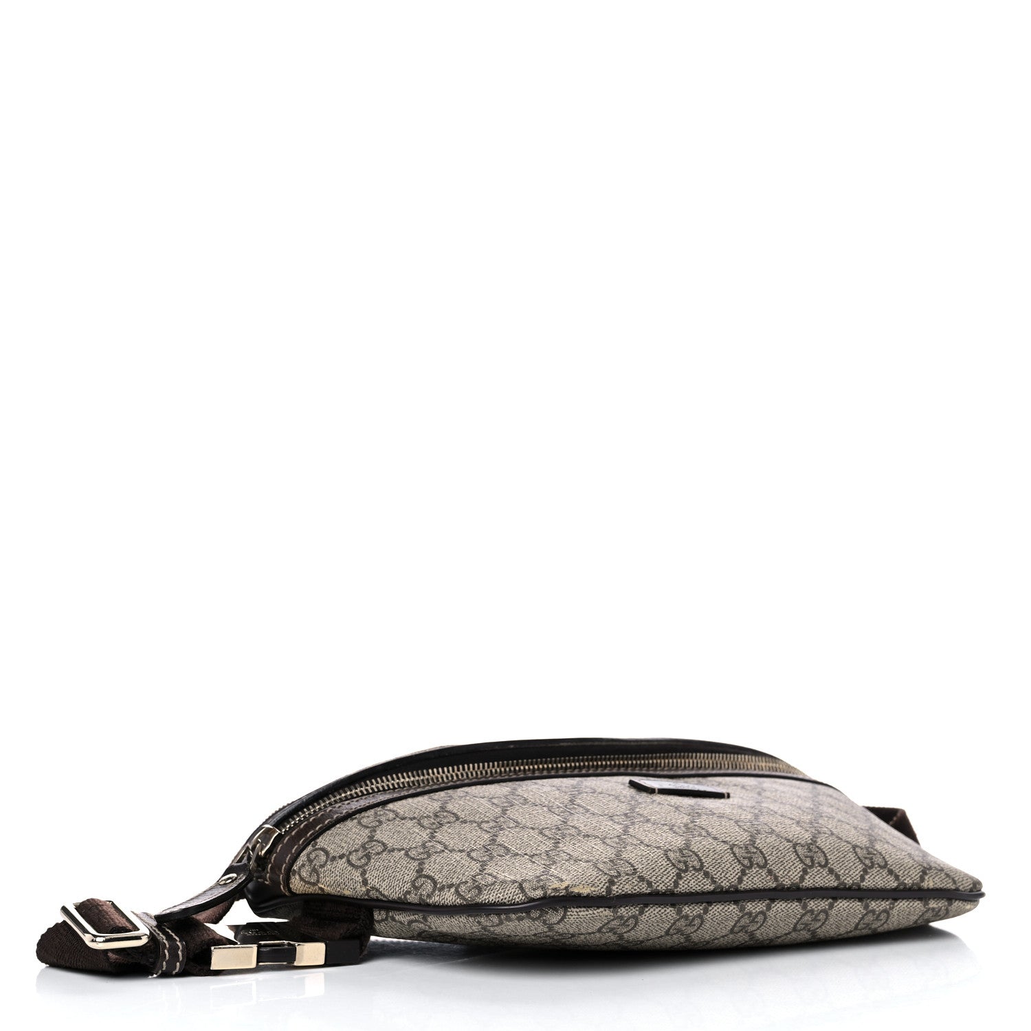 Gucci GG Supreme Monogram Belt Bag Dark Brown 4 of 13