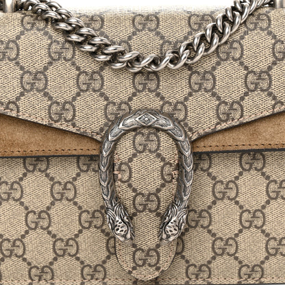 Gucci GG Supreme Monogram Mini Dionysus Shoulder Bag Taupe 8 of 13