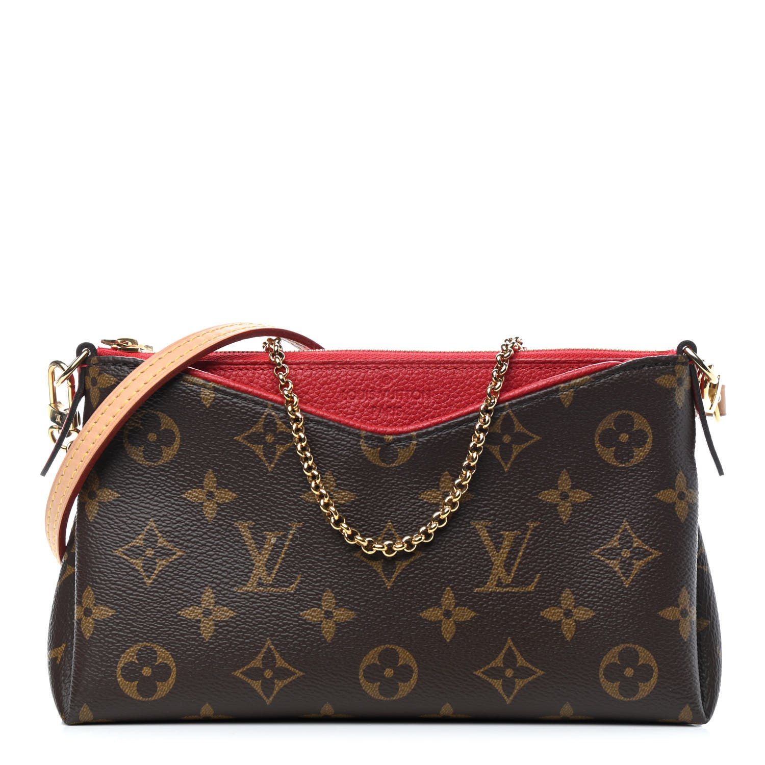 Louis Vuitton Monogram Pallas Clutch Cherry 1 of 9
