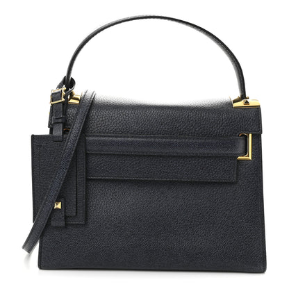 Valentino Garavani Grainy Calfskin Small My Rockstud Frame Bag Deep Denim 1 of 9