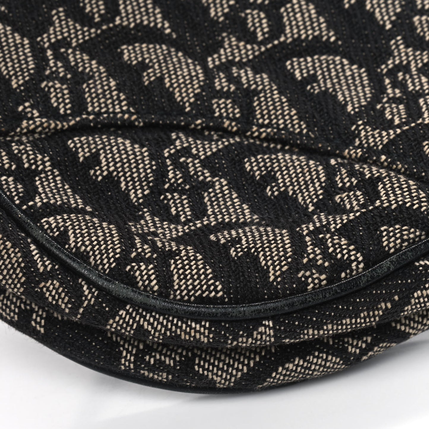 Monogram Mini Saddle Pochette Black