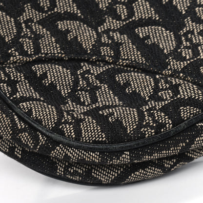 Christian Dior Monogram Mini Saddle Pochette Black 5 of 10