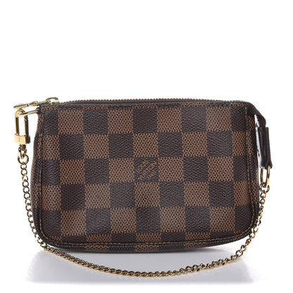 Louis Vuitton Damier Ebene Mini Pochette Accessories 1 of 8