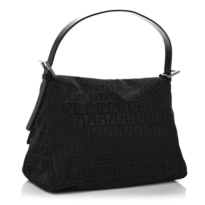 Fendi Zucchino Mama Baguette Black 3 of 10