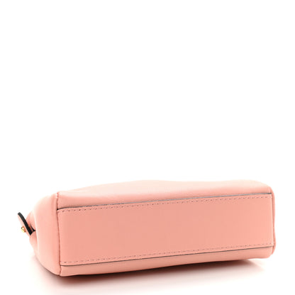 Fendi Shiny Nappa Micro Peekaboo Iconic Satchel Pink 3 of 10