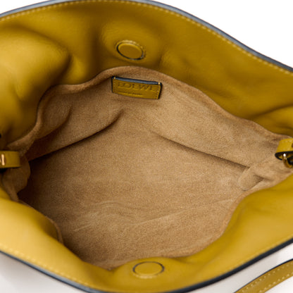 Loewe Calfskin Mini Flamenco Knot Clutch Ochre 5 of 10