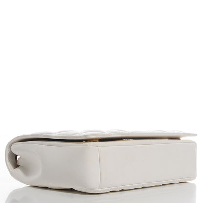 Chanel Lambskin Quilted Small Diamond CC Flap White 4 of 8