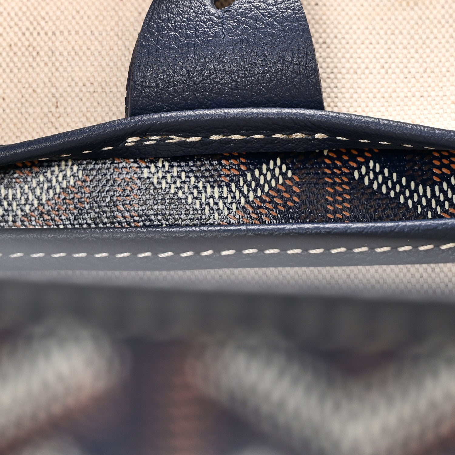 Goyard Goyardine Artois MM Navy 7 of 10