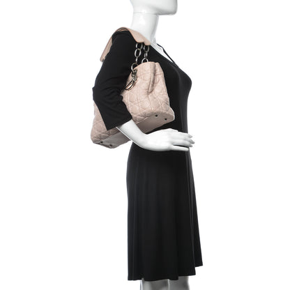 Christian Dior Lambskin Cannage Small Dior Soft Shopping Tote Light Pink 2 of 22
