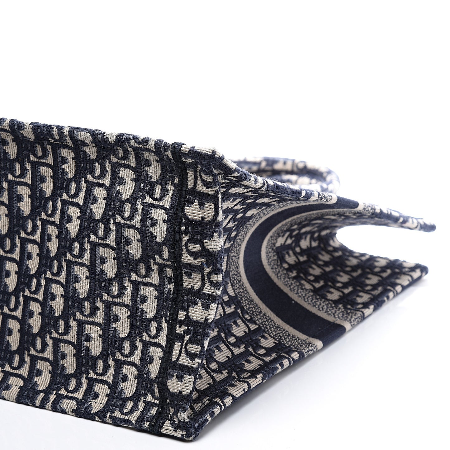 Oblique Book Tote Blue Multicolor