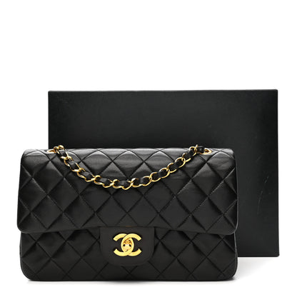 Chanel Lambskin Quilted Small Double Flap Black 16 of 16