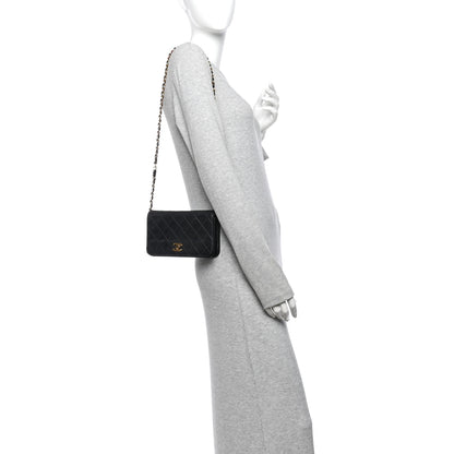 Chanel Lambskin Quilted Small Single Flap Bag Black 2 of 12