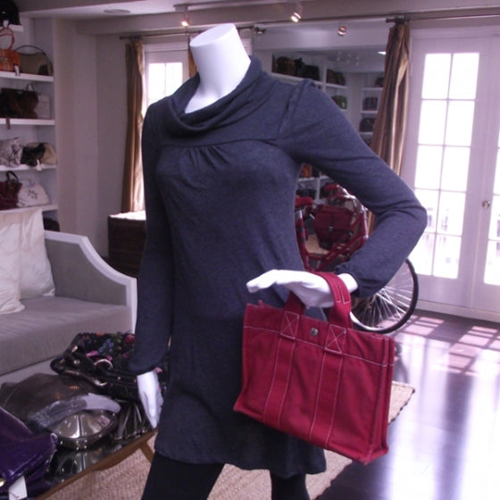 Canvas Harnais Tote Red