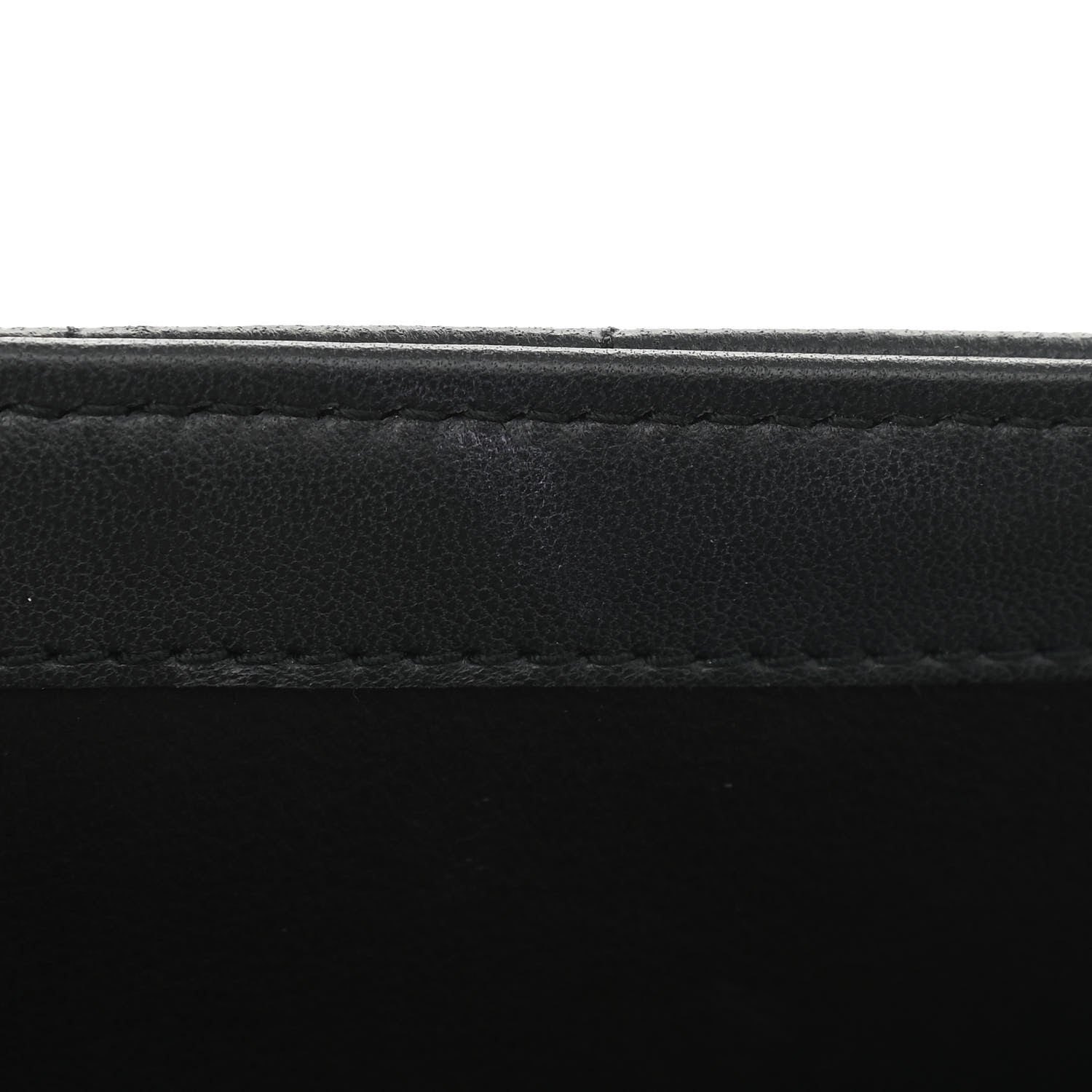 Saint Laurent Lambskin Matelasse Monogram Vicky Chain Wallet Black 11 of 13