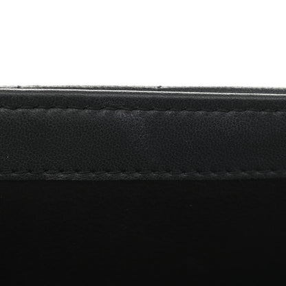 Saint Laurent Lambskin Matelasse Monogram Vicky Chain Wallet Black 11 of 13