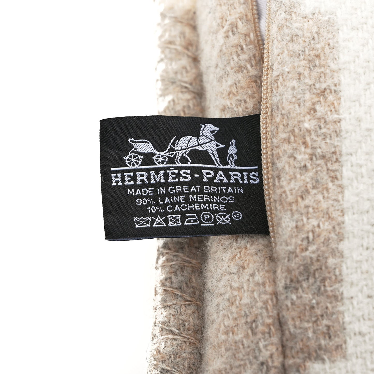 Wool Cashmere Avalon III Pillow PM Coco Camomille